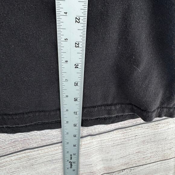 Travis Scott LA Flame Rap Concert T-Shirt Adult XL Black Short Sleeve - Picture 6 of 6